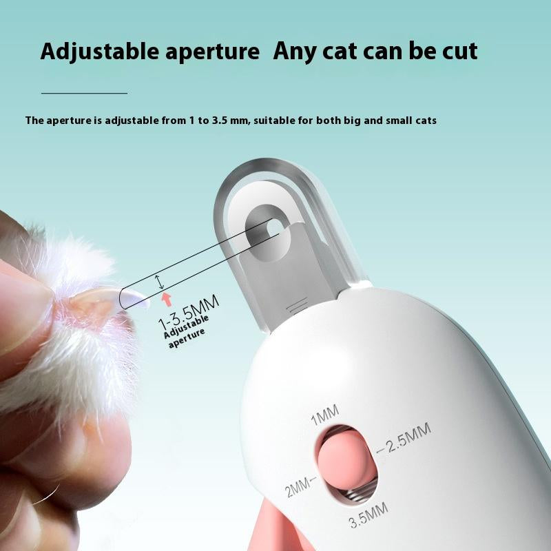 2-In-1 Cat Nail Clipper Trimmer, Suitable for Trimming Toes and Claws of Cats of 1-3.5Mm Sizes Cozyvibes Petlife Tools Portable